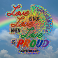Proud Love Isn't Love Sticker
