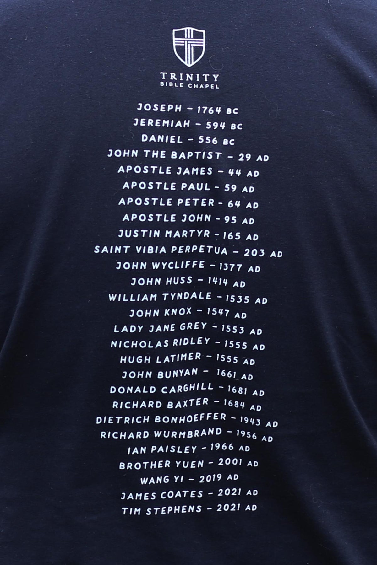 Done Time Shirt - Trinity Bible Chapel